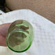 Small vintage soliflore vase in blown glass, water green — Pinched neck