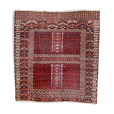 19th century Afghan Hatchlou tribal antique rug 131x140 cm