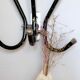 1940s/50s Articulated metal wall hanger