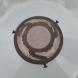 Old suspension white opaline transparent border