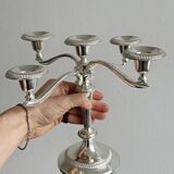 Chandelier ancien à 5 branches en métal