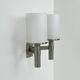 Perzel double wall light model 1141, metal and opaline, France, 1960.