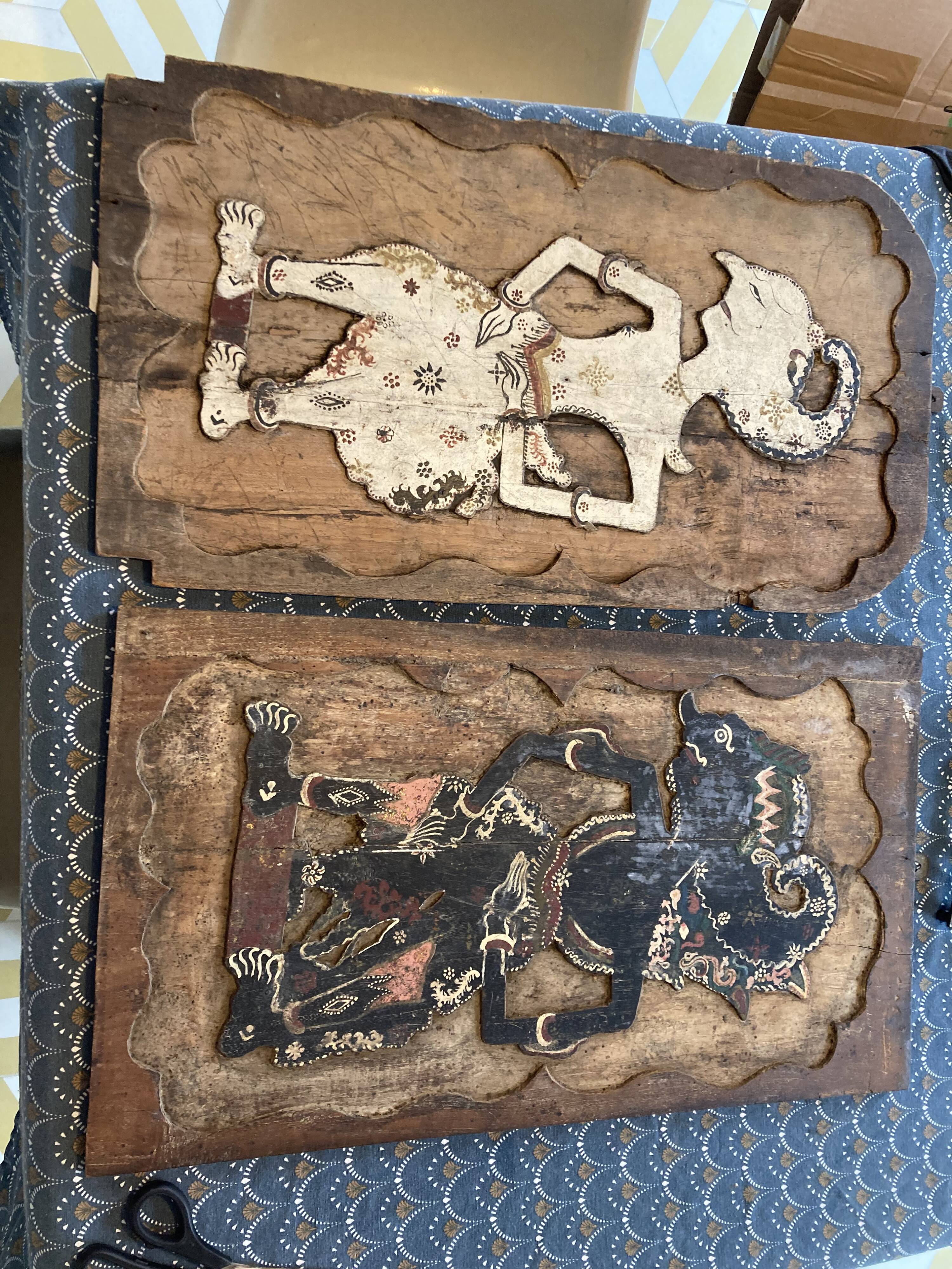 Indonesian shutters for decoration