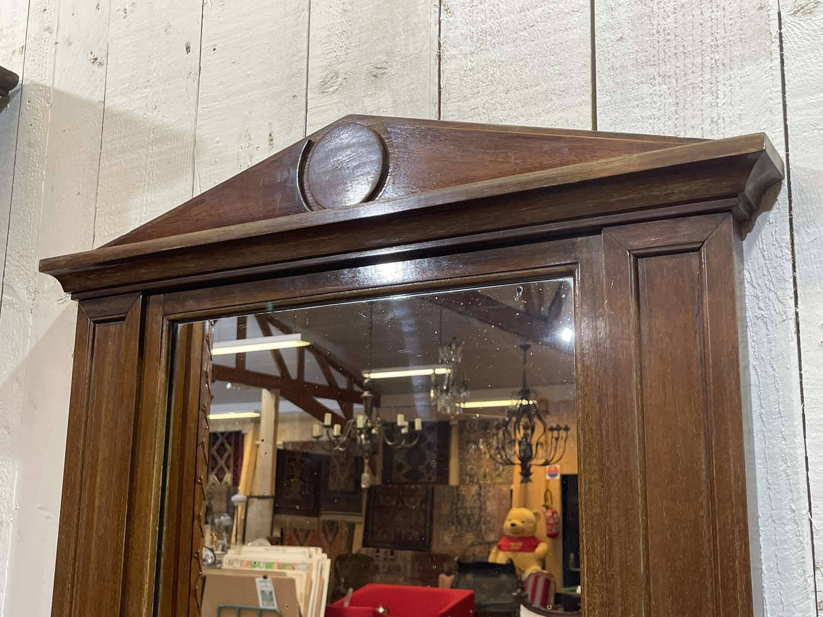 1930s Mahogany Mirror - 1.55m x 76cm