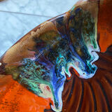 Plat XL poisson style Vallauris vintage