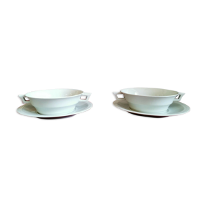set de 2 tasses et sous