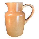 Céramique grès de la scarpe signé, la laitière et le pot au lait, vase vintage