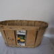 Old wood storage basket