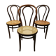 Lot of three bistro chairs