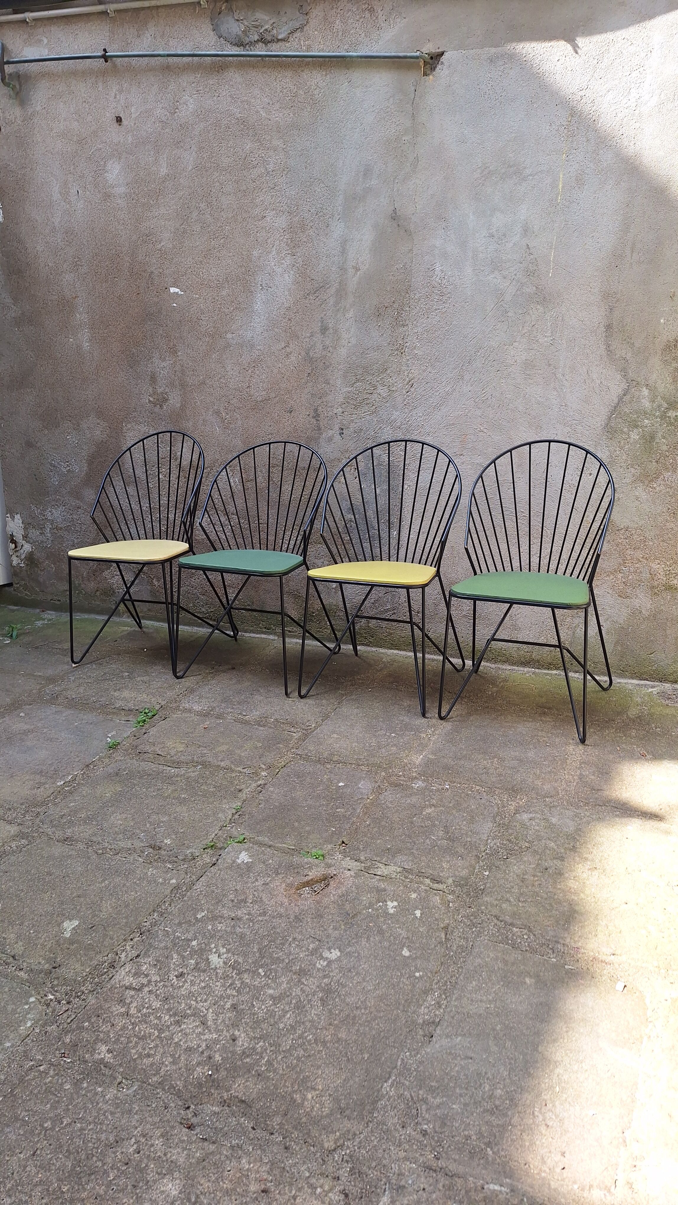 Set of 4 chairs by J.O. Waldar & V. Möldhammer for Sonett Karl Fostel