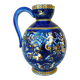 Large pitcher vase, Gien earthenware, Renaissance model, 1940s/50s.