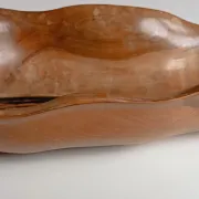 Falcon olive wood fruit bowl spain 1960