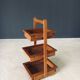 Mid-Century Oak Magazine Holder, Belgium, 1950s