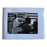 " Violon violoniste " photo anonyme noir & blanc originale