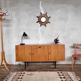 Vintage Scandinavian sideboard with gray legs