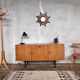 Vintage Scandinavian sideboard with gray legs