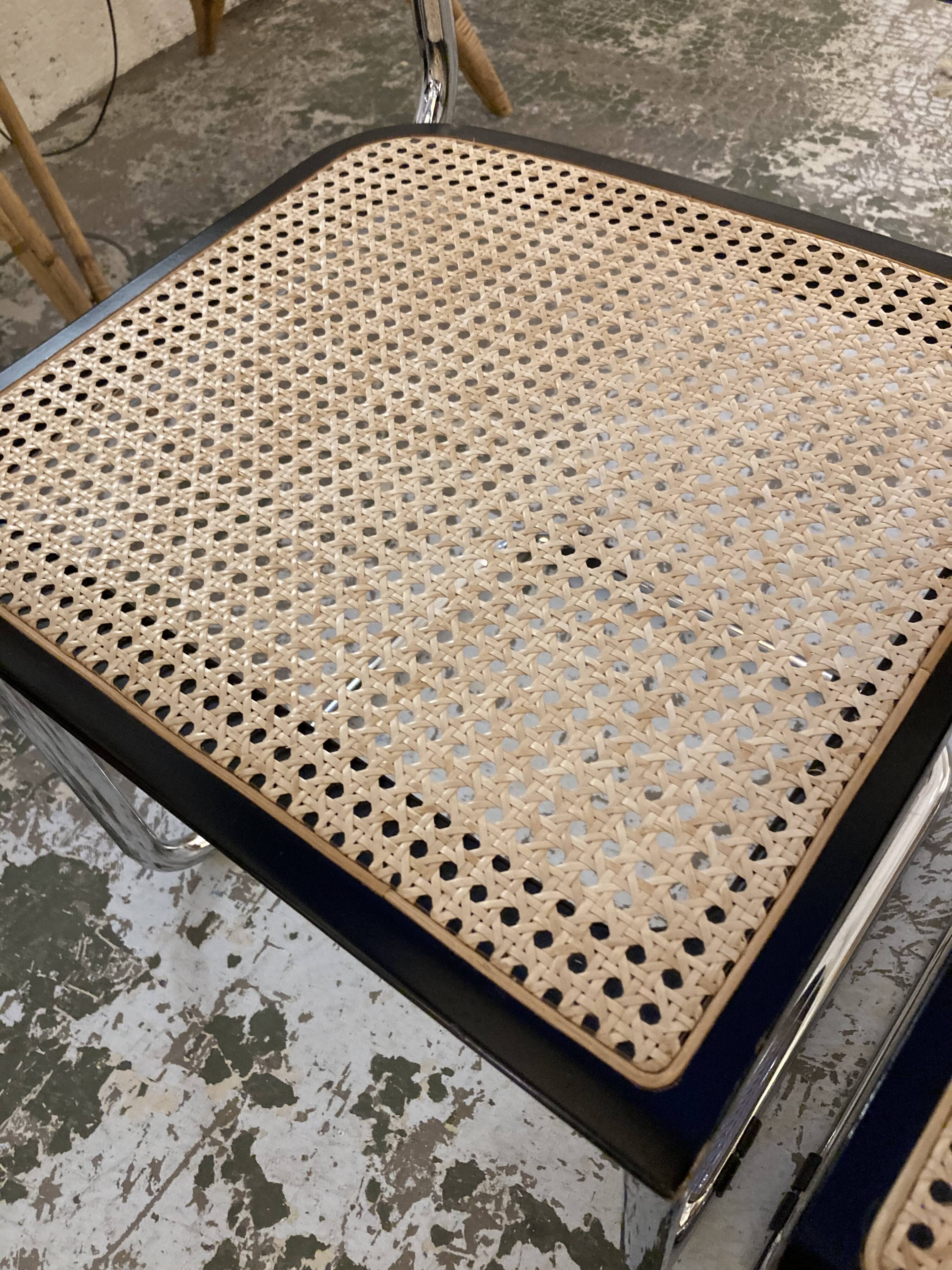 Series of 4 chairs B32 Cesca de Breuer