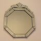 Octagonal Venetian mirror, 63x60cm.