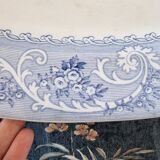 Large English Staffordshire "Rhine" Porcelain Platter or Tray from 1870