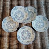 7 small deep plates Salins France