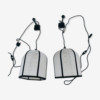 Pair of contemporary wall lamps