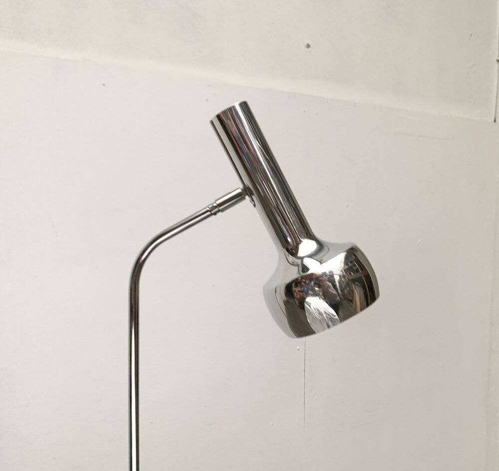 Mid-century minimalist floor lamp by the SLZ team for Swisslamps International, 1960s.