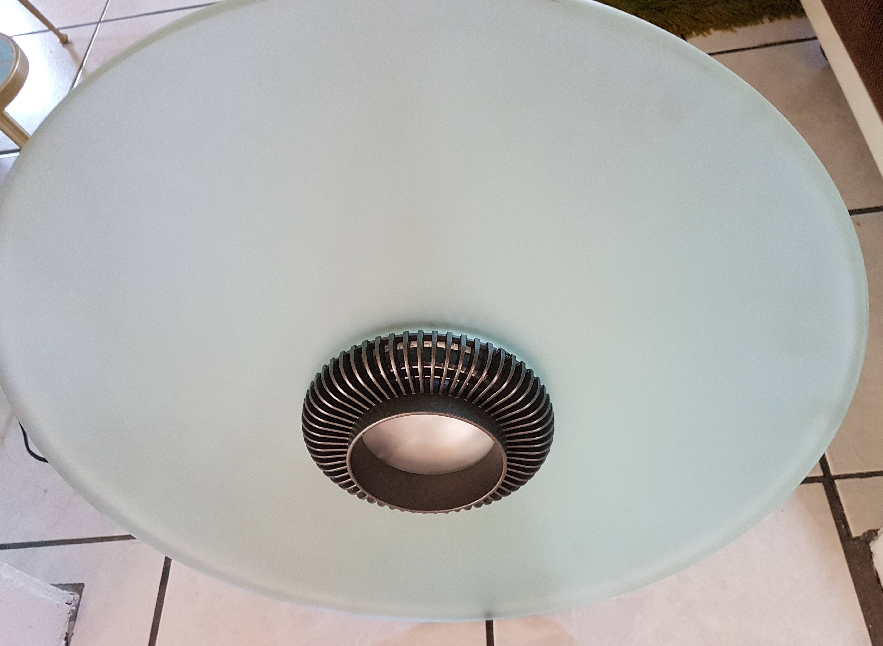 Hanging lamp design Aureola Cili and Nils Italy 1982