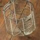 Salad basket metal wire star opening