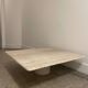 Table basse en travertin, Angelo Mangiarotti, Italy, 1970s
