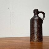 Mid-century ceramic carafe vase by Bastian le Pemp for Kemper / Quimper France, 1960s.