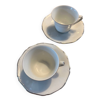 Duo de Tasse Blanche