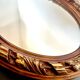Miroir baroque en bois ovale