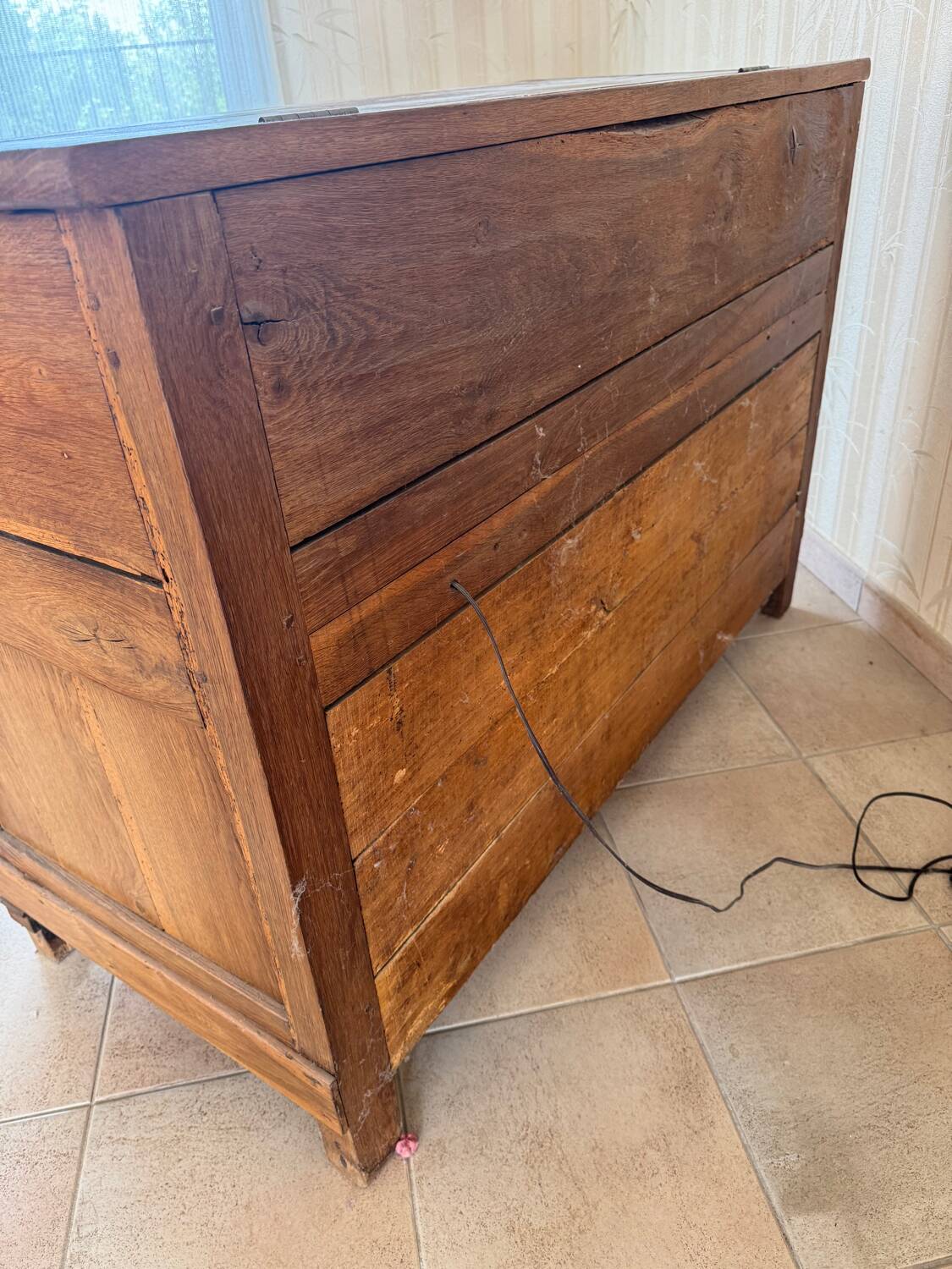 19th century solid wood box