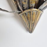 Flower wall lamp by Isabelle & Richard Faure, 1970s