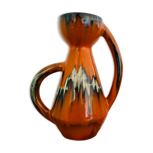 Vase orange 2 anses Vallauris