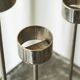 Pair of large candle holders by Tommy Larsen from the 1990s.