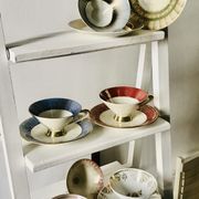 Vintage German fine porcelain cups and saucers