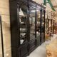 Library from the Napoléon III era in blackened pear wood.