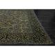 1970s Vintage Persian Handmade Wool Cotton Green Area Rug 265x368