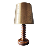 Vintage wooden lamp 1950/60 brutalist design