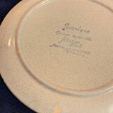 8 dessert plates of Sarreguemines, Jocelyne model