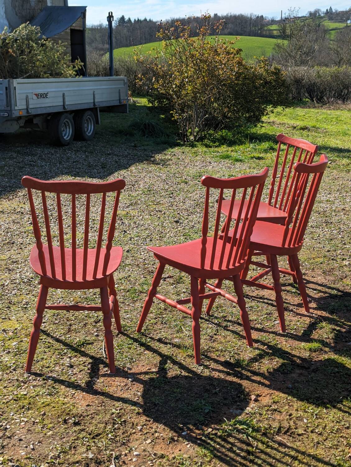 4 Baumann bistro chairs