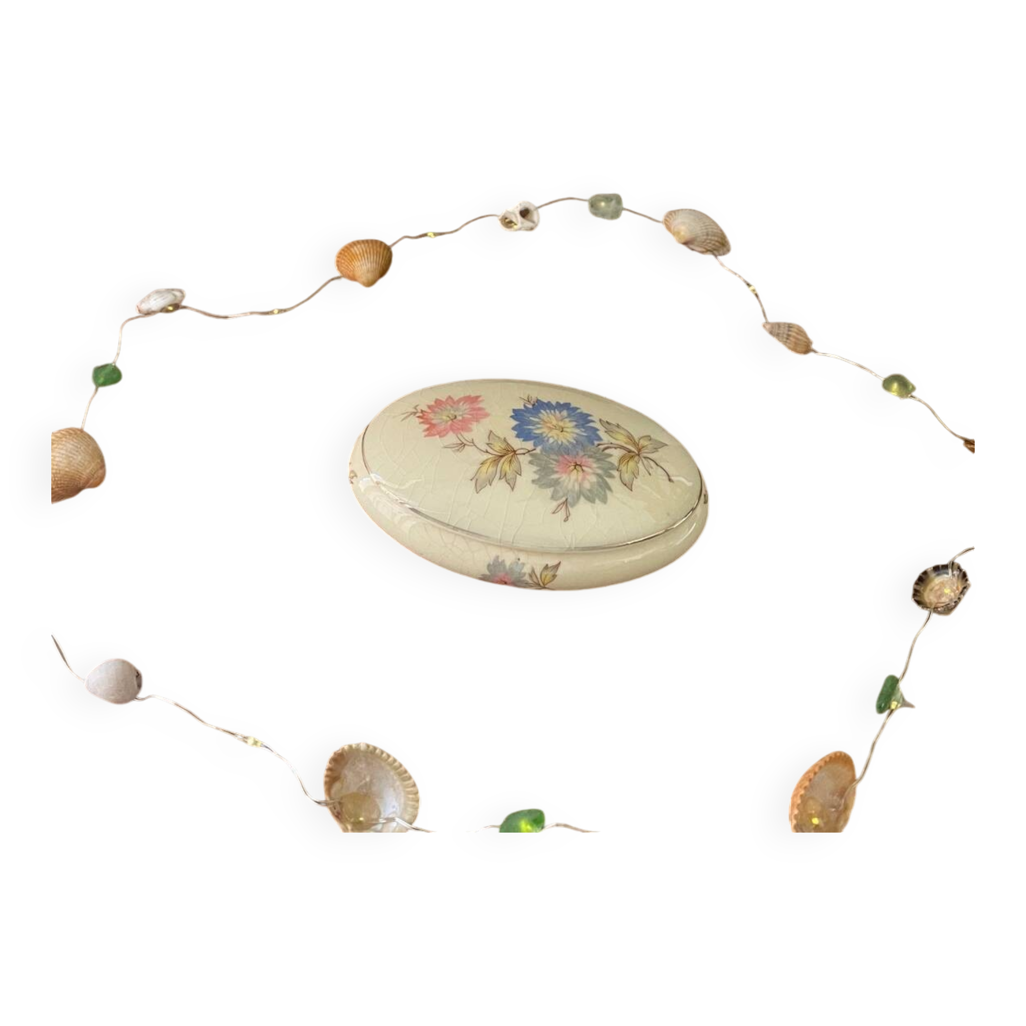 Vintage porcelain candy box