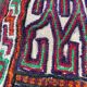 Persian Khorjin Kilim rug, hand-woven wool pouch, 75x75cm.