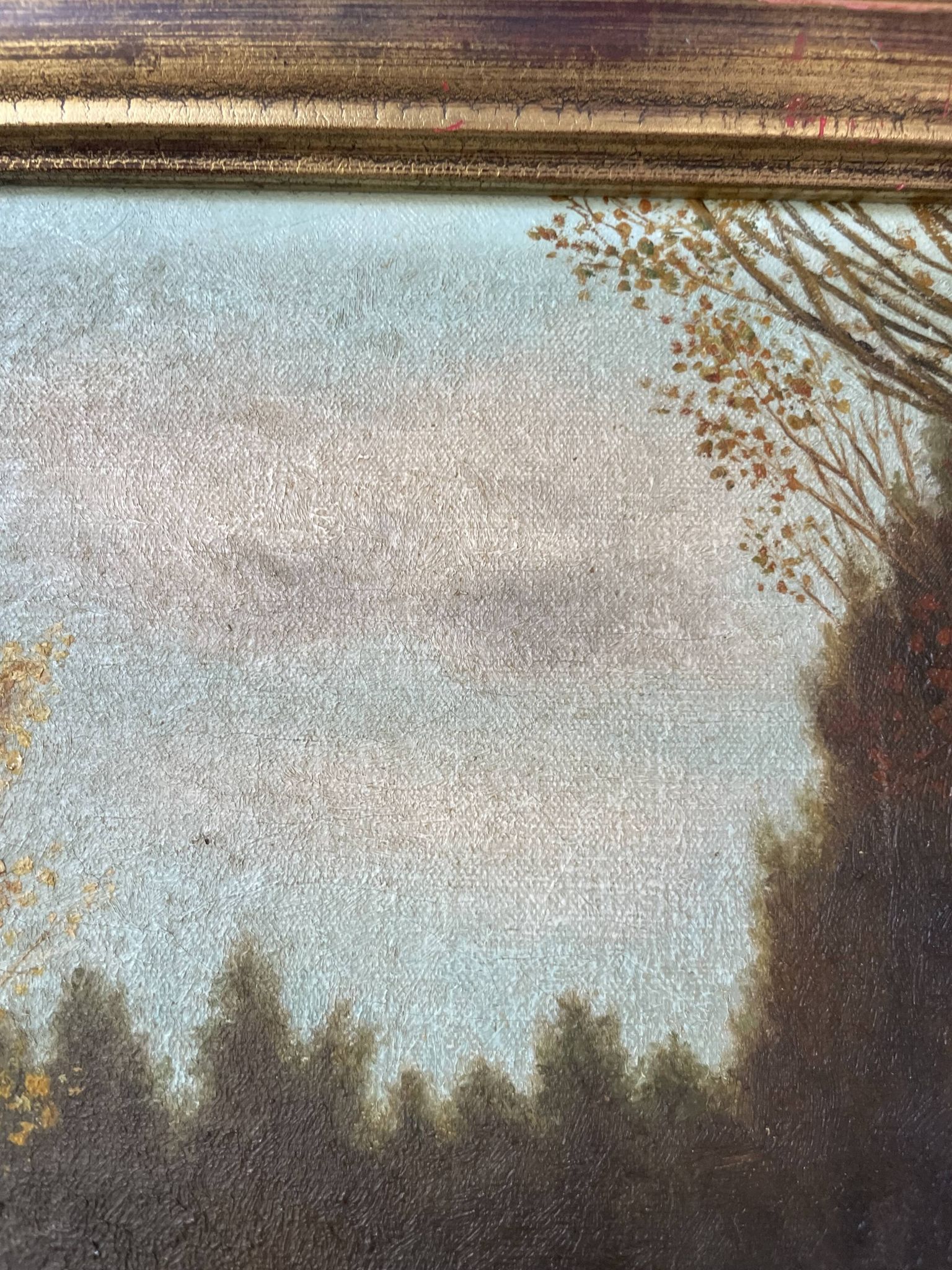 Oil on canvas The Sacred Grove