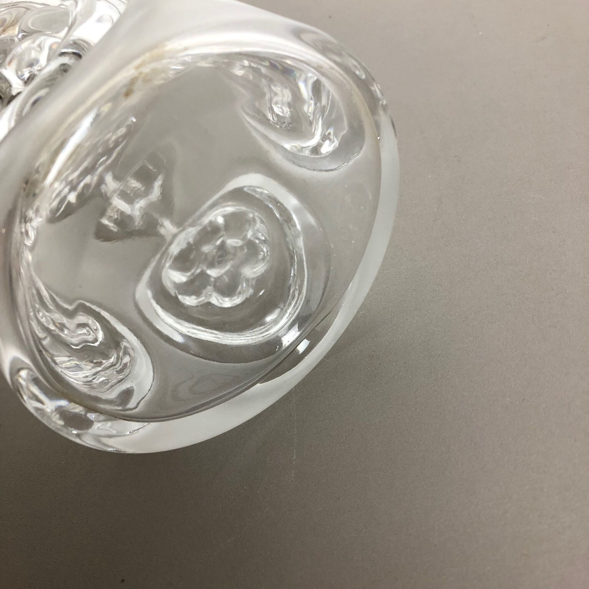 Hand blown "Brutalist" class vase by Peill and Putzler, Germany