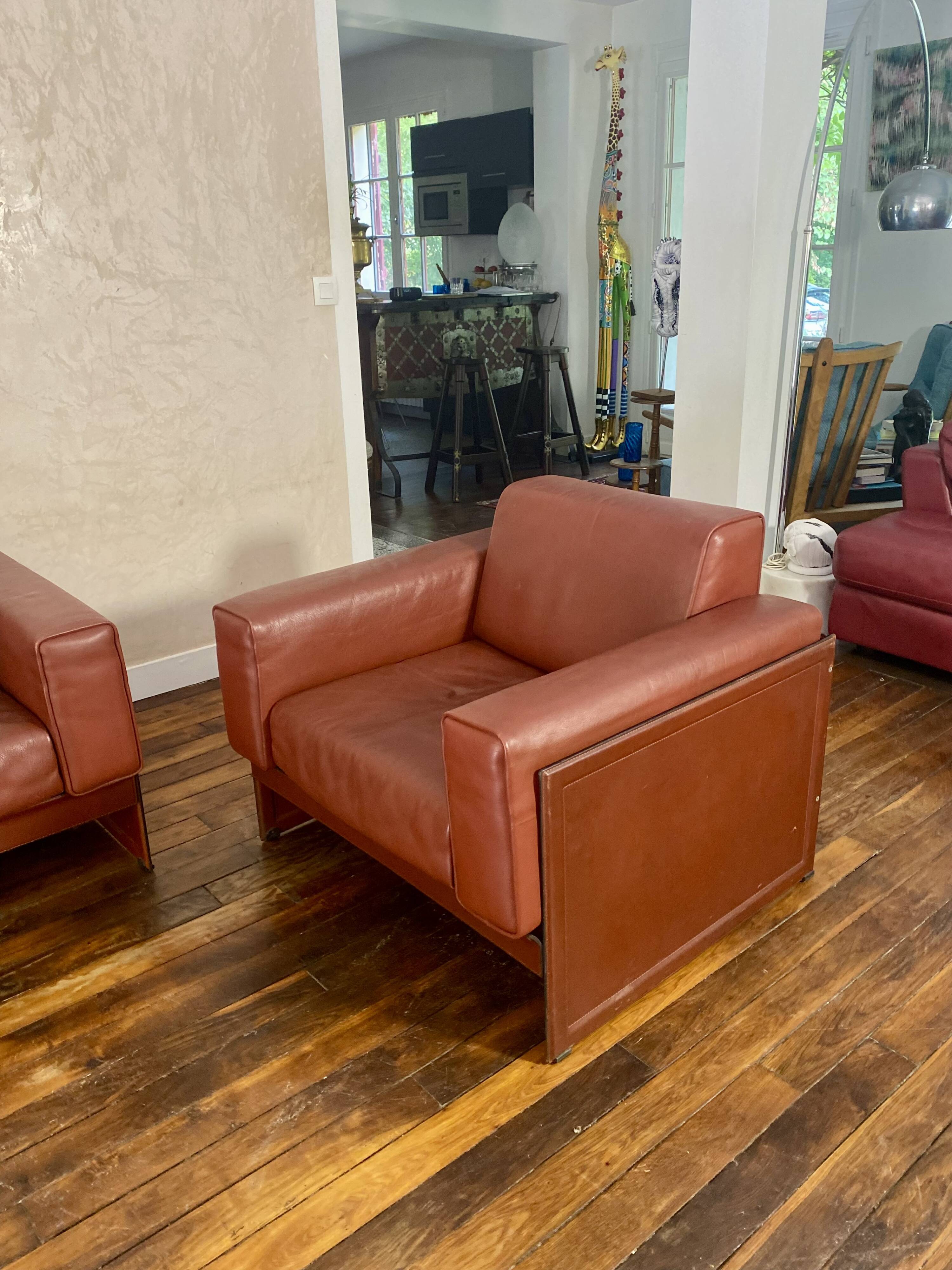 Korium km 3/1 armchair by Tito Agnoli for Matteo Grassi, Italy from the 1970s