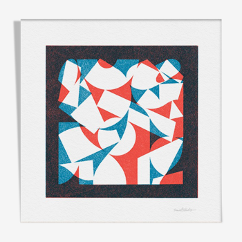 Mess In Square #1 - giclee print