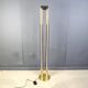Vintage brass tube light floor lamp, 1980s