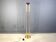 Vintage brass tube light floor lamp, 1980s